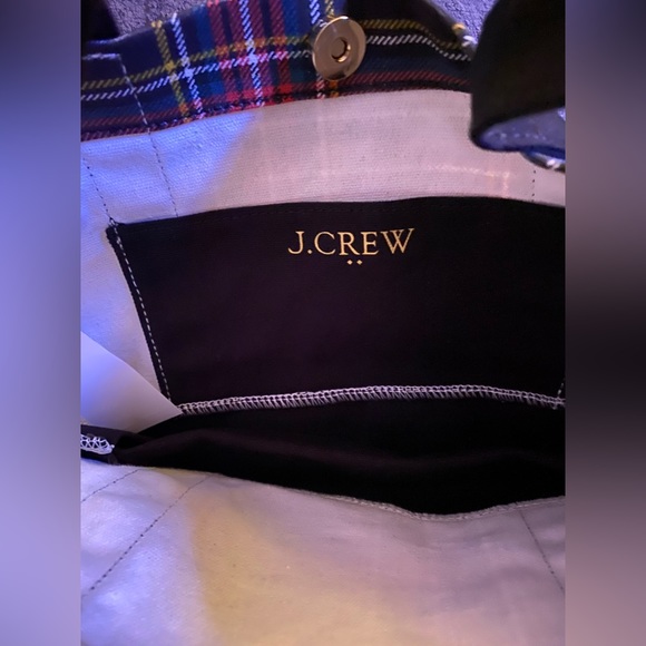NWT J.CREW mini canvas tote bag - Picture 2 of 6